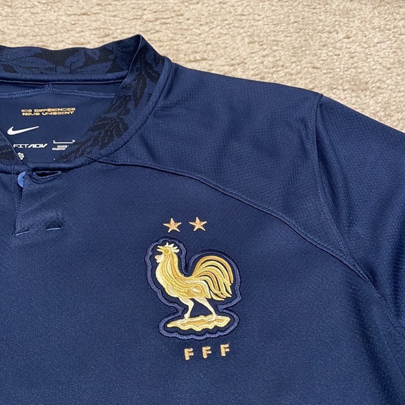 Men's Nike Benzema France Home Jersey 2022 size L brand new with tag - Picture 3 of 9